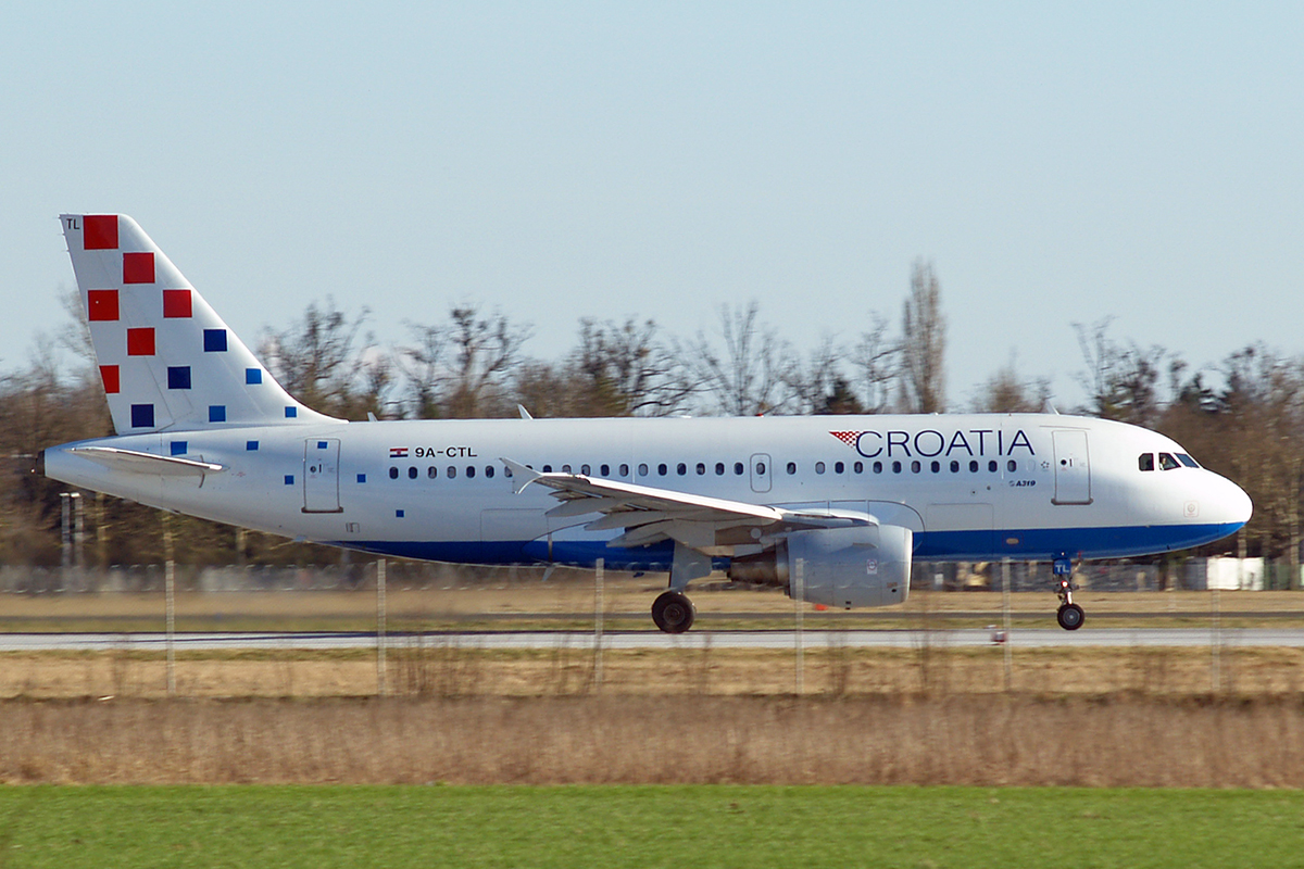 A319-112 Croatia Airlines 9A-CTL Zagreb_Pleso February_14_2007