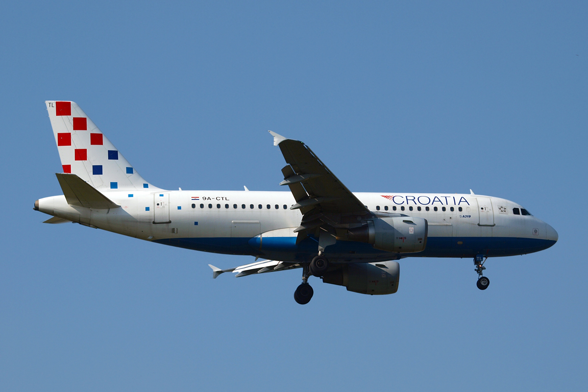 A319-112 Croatia Airlines 9A-CTL Zagreb_Pleso October_10_2010