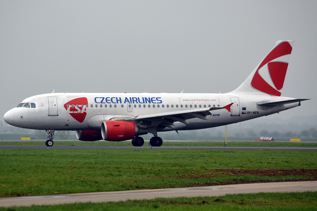 A319-112 CSA Czech Airlines OK-NEN Prague_Ruzyne (PRG/LKPR) April_28_2013