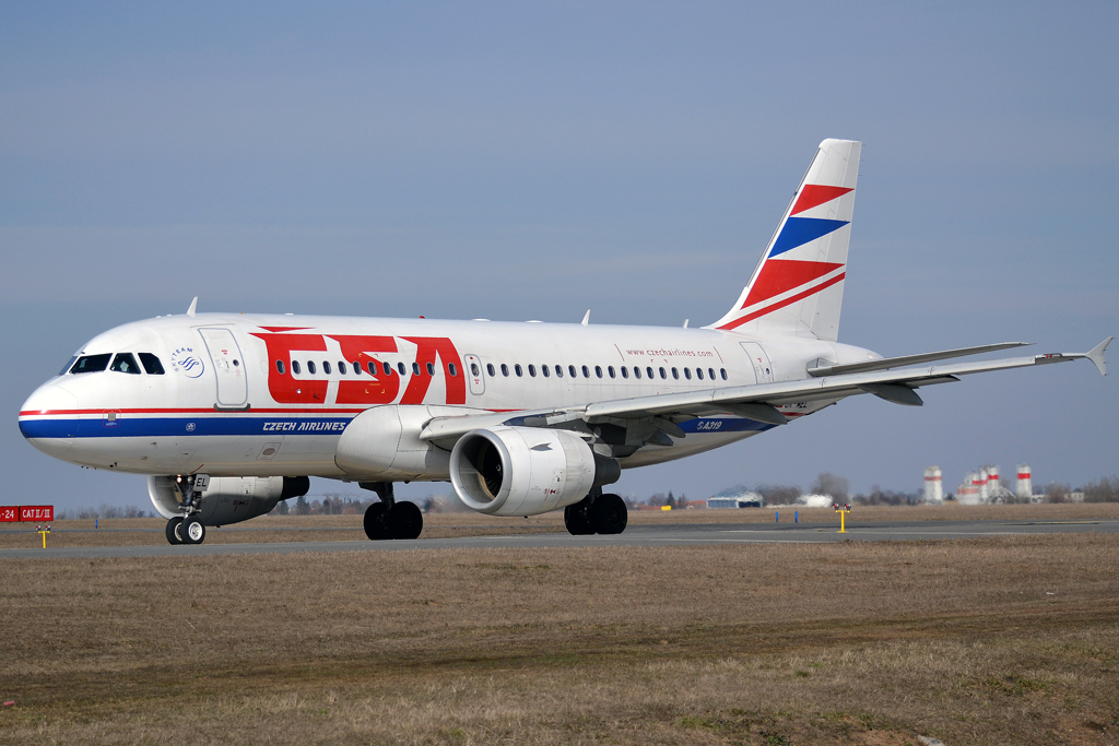 A319-112 CSA Czech Airlines OK-MEL Prague_Ruzyne (PRG/LKPR) March_24_2013