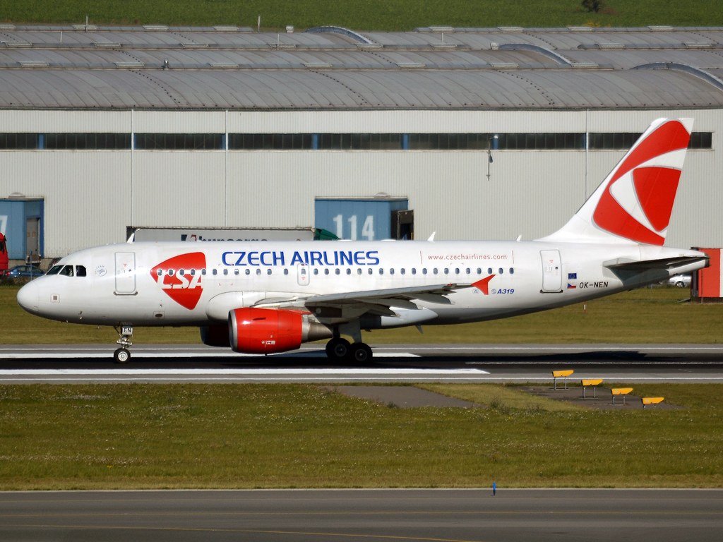 A319-112 CSA Czech Airlines OK-NEN Prague_Ruzyne (PRG/LKPR) October_2_2011