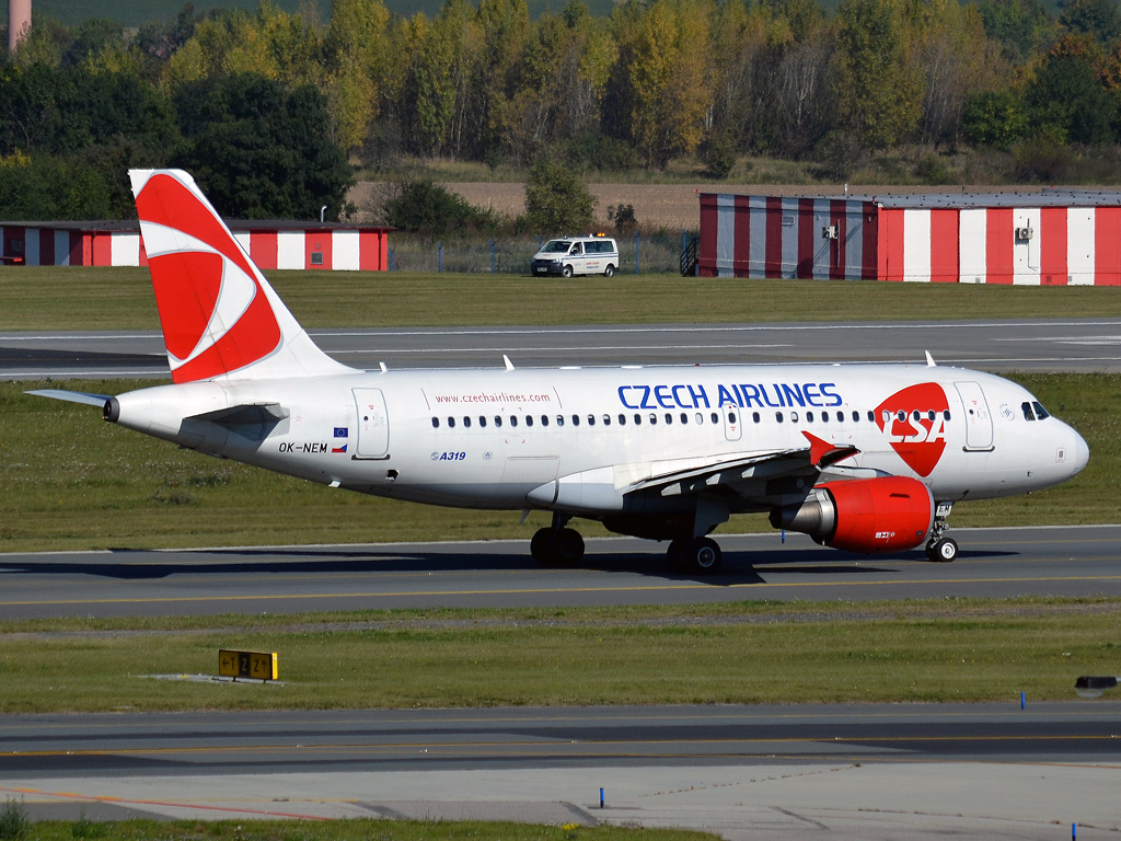 A319-112 CSA Czech Airlines OK-NEM Prague_Ruzyne (PRG/LKPR) October_2_2011