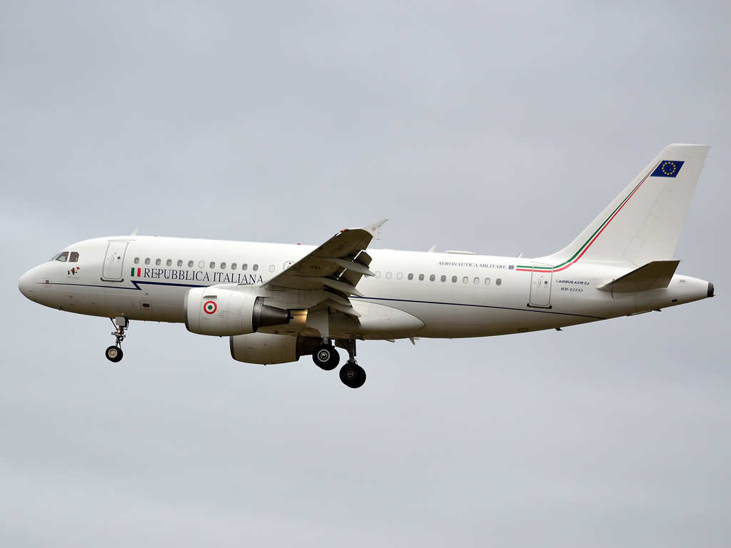 A319-115CJ Italy Air Force MM62243 Prague_Ruzyne (PRG/LKPR) December_23_2011