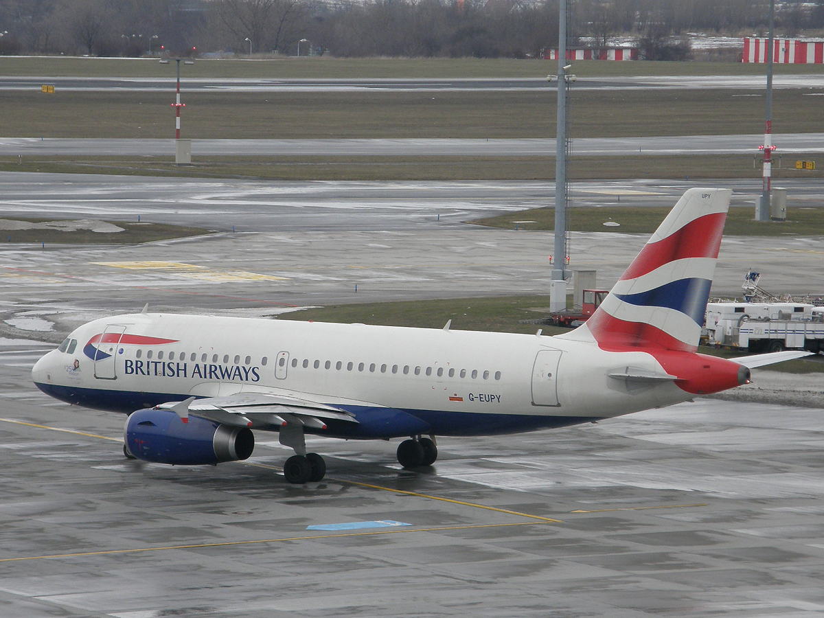 A319-131 British Airways G-EUPY Prague_Ruzyne (PRG/LKPR) February_26_2010