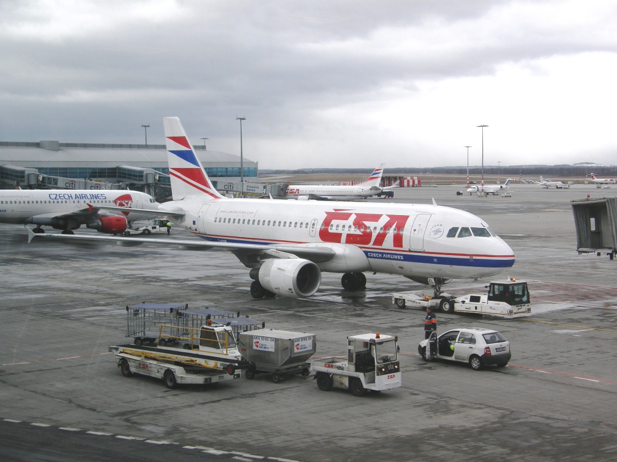 A319-112 CSA Czech Airlines OK-MEL Prague_Ruzyne (PRG/LKPR) February_27_2009