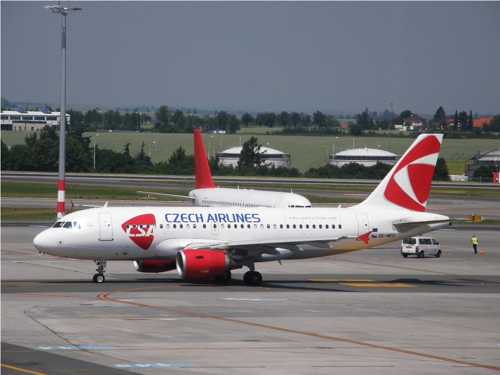 A319-112 CSA Czech Airlines OK-NEO Prague_Ruzyne (PRG/LKPR) July_03_2010