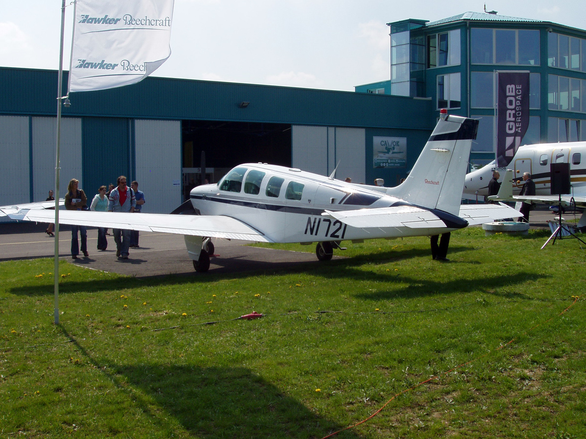 Beech A36AT Bonanza Untitled N1721 Pribram_Dlouha_Lhota April_27_2008