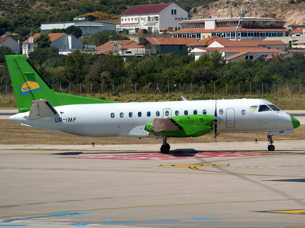 Saab SF-340B(QC) South Airlines UR-IMF Split_Resnik (SPU/LDSP) August_15_2012