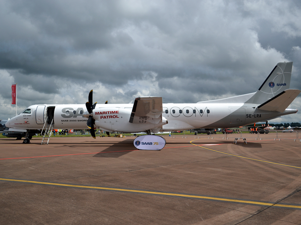 Saab S-2000 Saab Aircraft SE-LRA Fairford (FFD/EGVA) July_07_2012