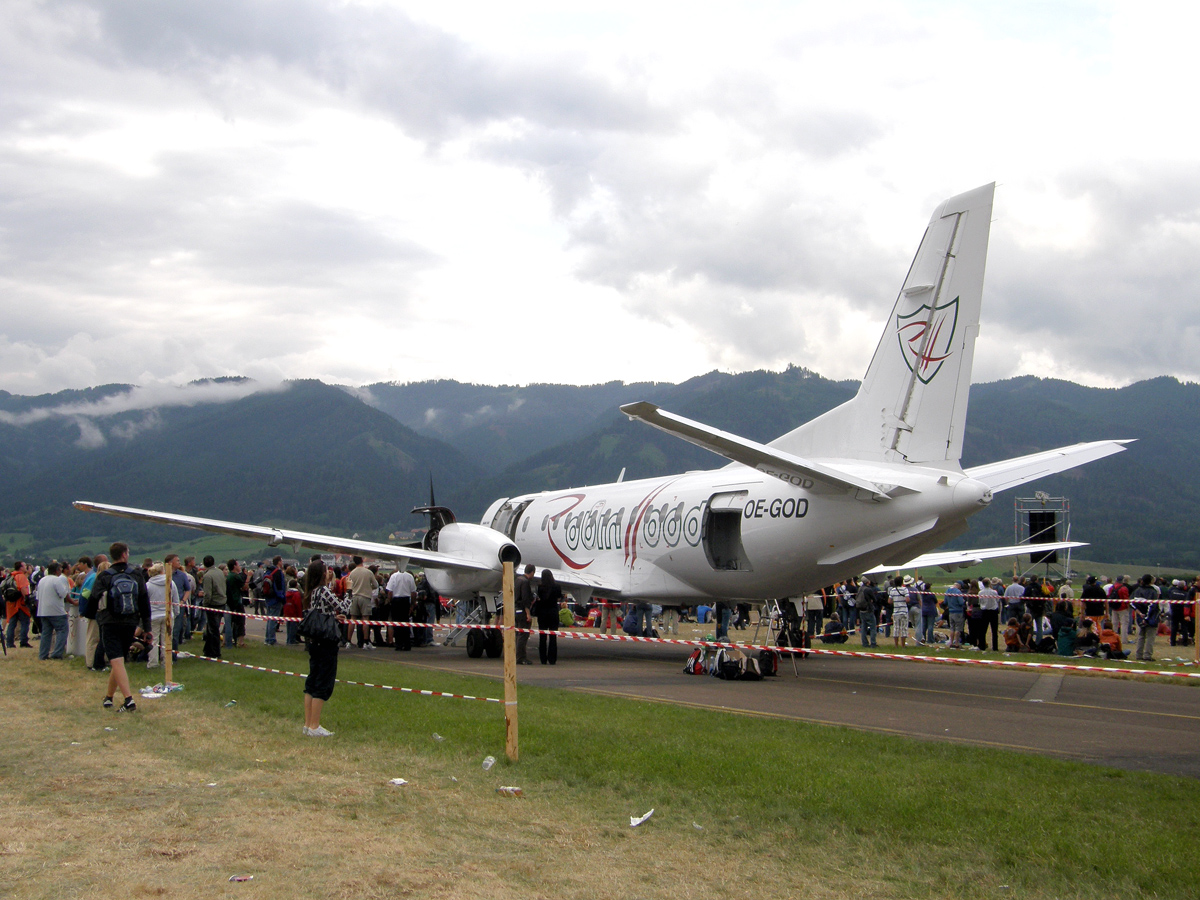 Saab SF-340A Robin Hood Aviation OE-GOD Zeltweg (LOXZ) June_27_2009