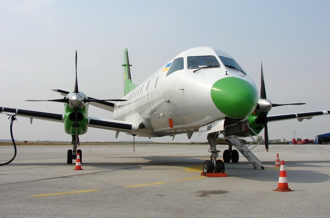 Saab SF-340B(QC) South Airlines UR-IMF Osijek-Klisa (OSI/LDOS) September_04_2012