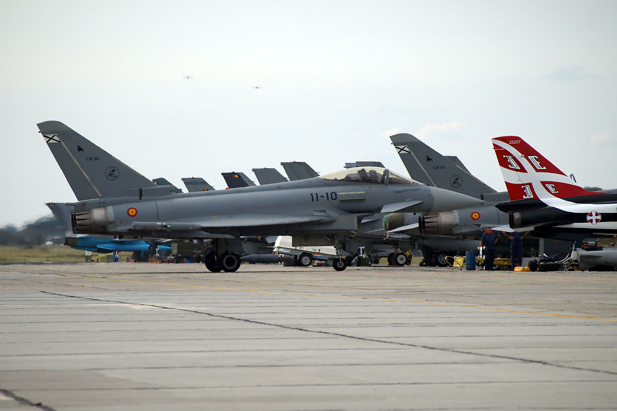 Eurofighter EF-2000 Typhoon 11-10 Ejercito del Aire Kecskemet August_17_2008