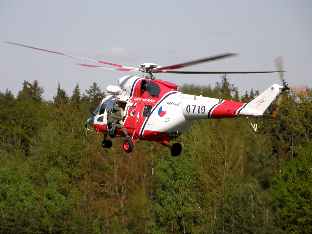 PZL-Swidnik W-3A Sokol Czech Air Force 0719 Plzen_Plasy (LKPS) May_01_2011