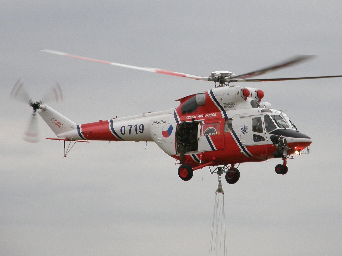 PZL-Swidnik W-3A Sokol Czech Air Force 0719 Hradec_Kralove (LKHK) September_05_2009