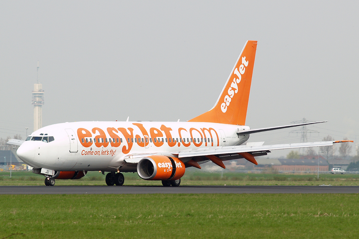 B737-73V EasyJet Airline G-EZJU Amsterdam Schiphol April_21_2006