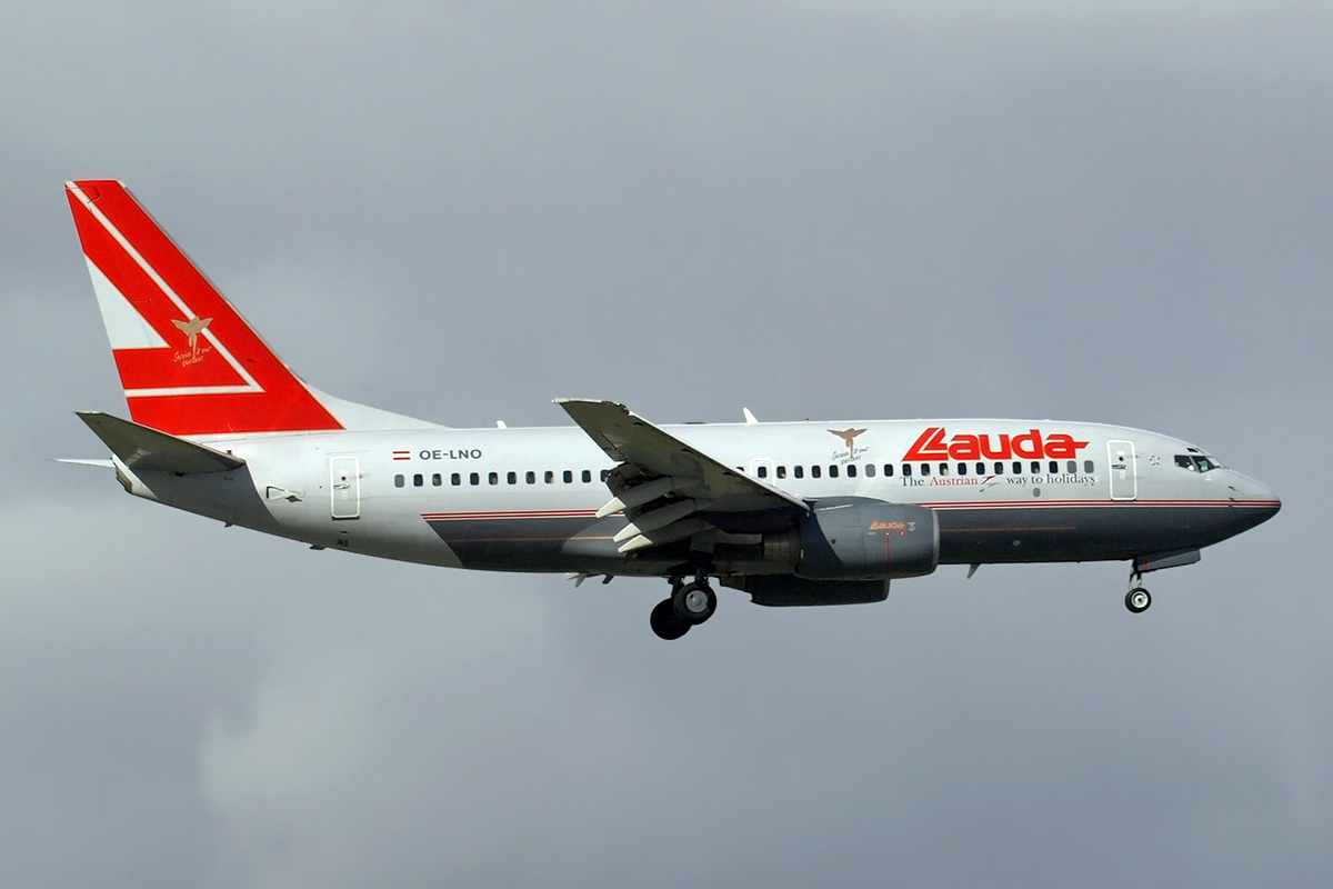 B737-7Z9 Lauda Air OE-LNO Amsterdam_Schiphol March_25_2008