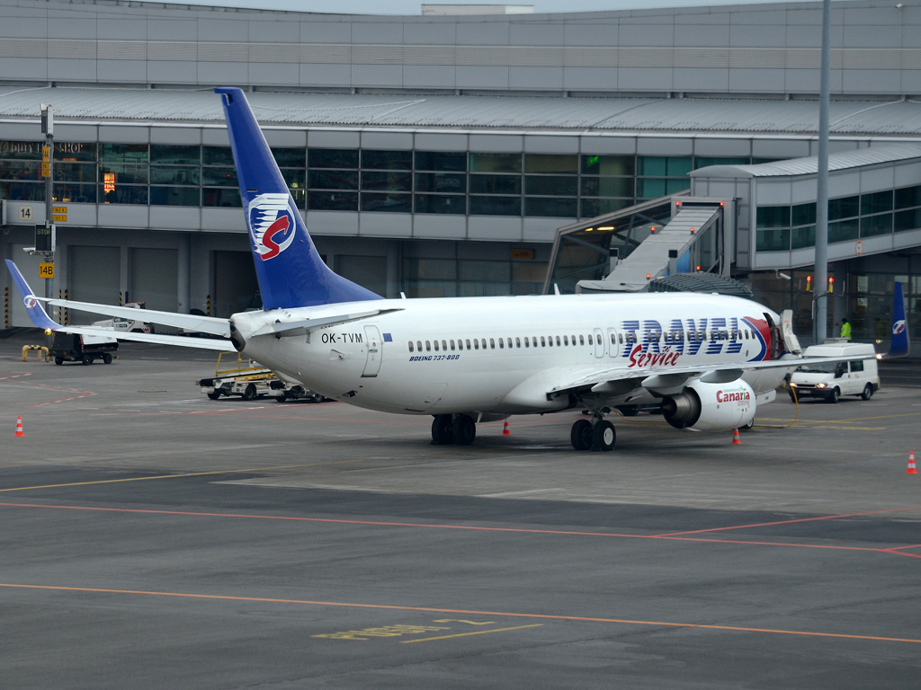 B737-8FN Travel Service OK-TVM Prague_Ruzyne (PRG/LKPR) February_24_2012