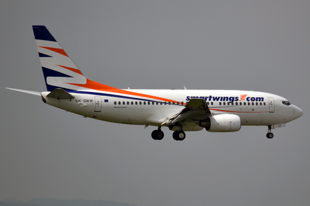 B737-7Q8 Smart Wings (Travel Service) OK-SWW Prague_Ruzyne (PRG/LKPR) June_07_2013