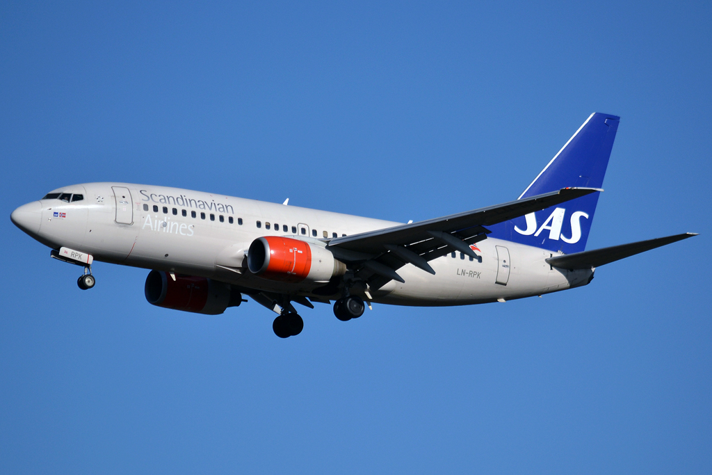 B737-783 SAS Scandinavian Airlines LN-RPK Prague_Ruzyne (PRG/LKPR) February_03_2013