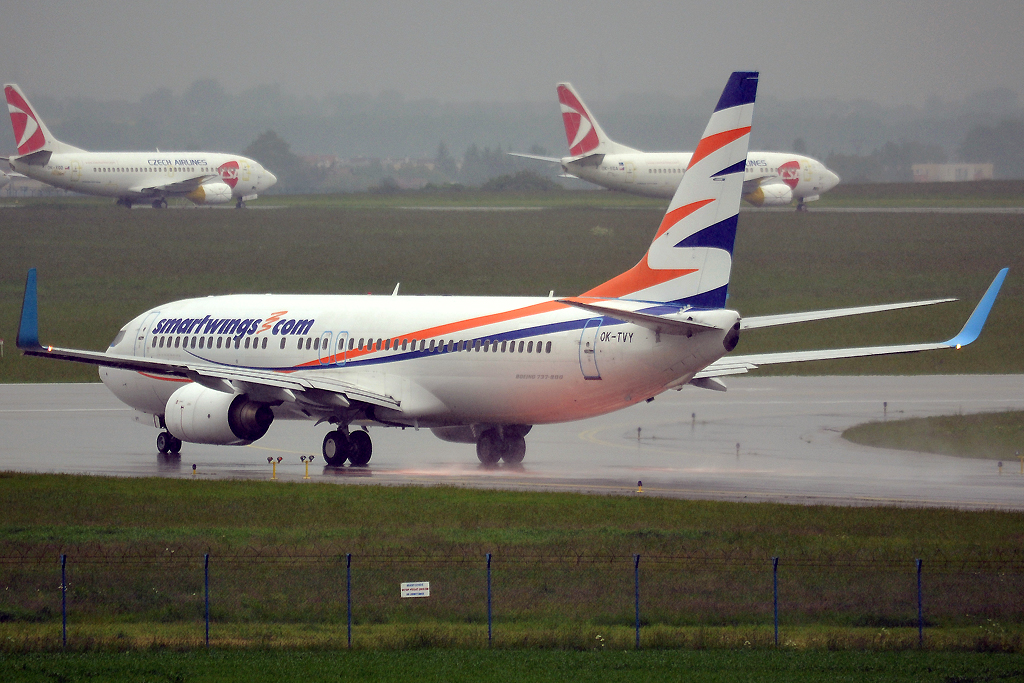 B737-8Q8 Smart Wings (Travel Service) OK-TVY Prague_Ruzyne (PRG/LKPR) June_01_2013