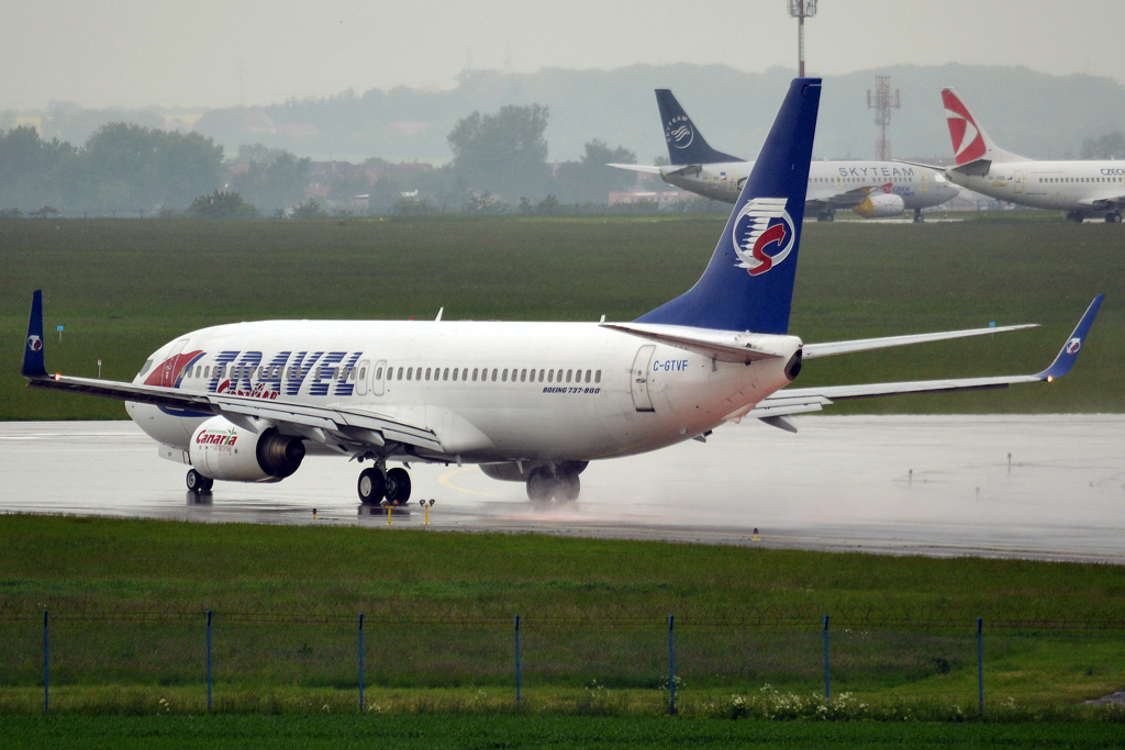 B737-8FH Travel Service C-GTVF Prague_Ruzyne (PRG/LKPR) June_01_2013