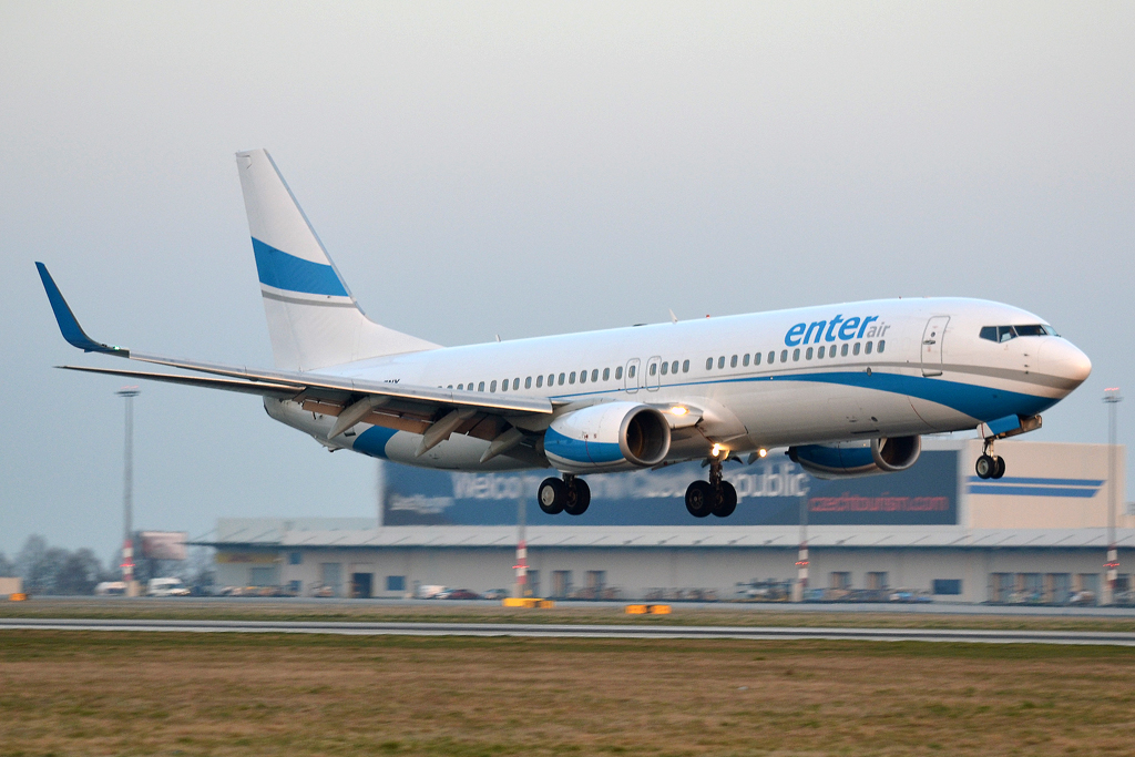 B737-8Q8 Enter Air SP-ENX Prague_Ruzyne (PRG/LKPR) March_14_2014