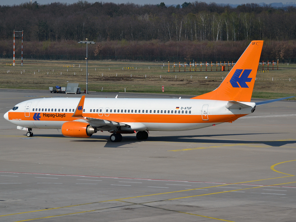 B737-8K5 TUIfly (Hapag-Lloyd Kreuzfahrten) D-ATUF Cologne_Bonn (CGN/EDDK) April_08_2012