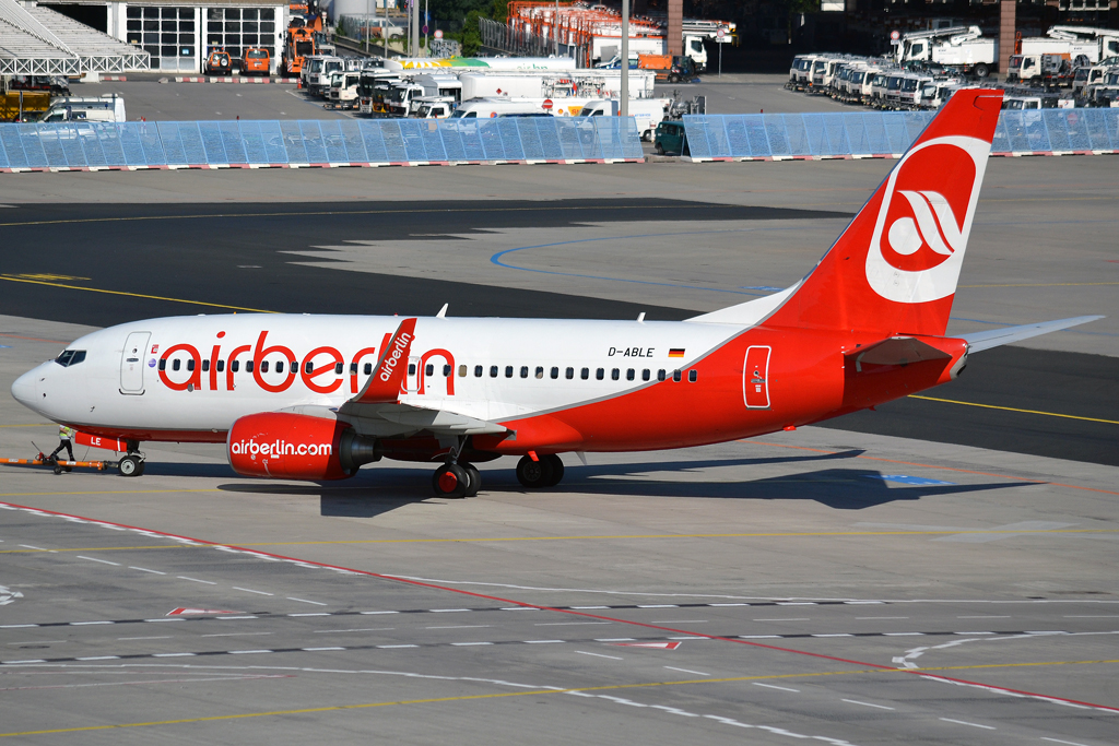 B737-76J Air Berlin D-ABLE Frankfurt_Main (FRA/EDDF) May_26_2012