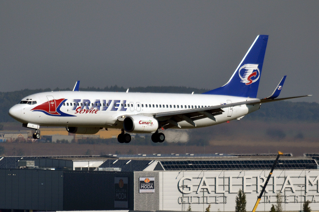 B737-86N Travel Service Slovakia OM-TVA Prague_Ruzyne (PRG/LKPR) October_2_2011