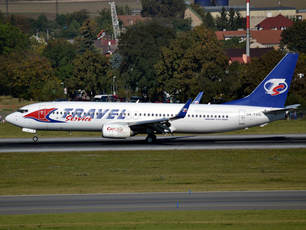 B737-8Q8 Travel Service OK-TVG Prague_Ruzyne (PRG/LKPR) October_2_2011