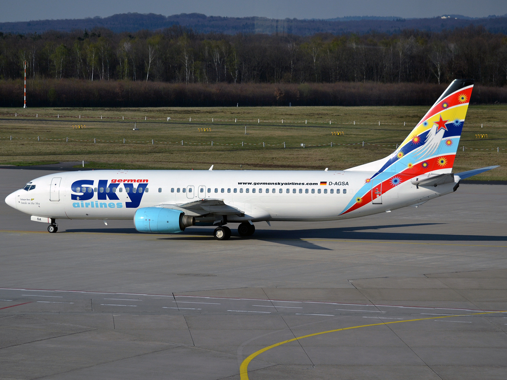 B737-883 German Sky Airlines D-AGSA Cologne_Bonn (CGN/EDDK) April_08_2012