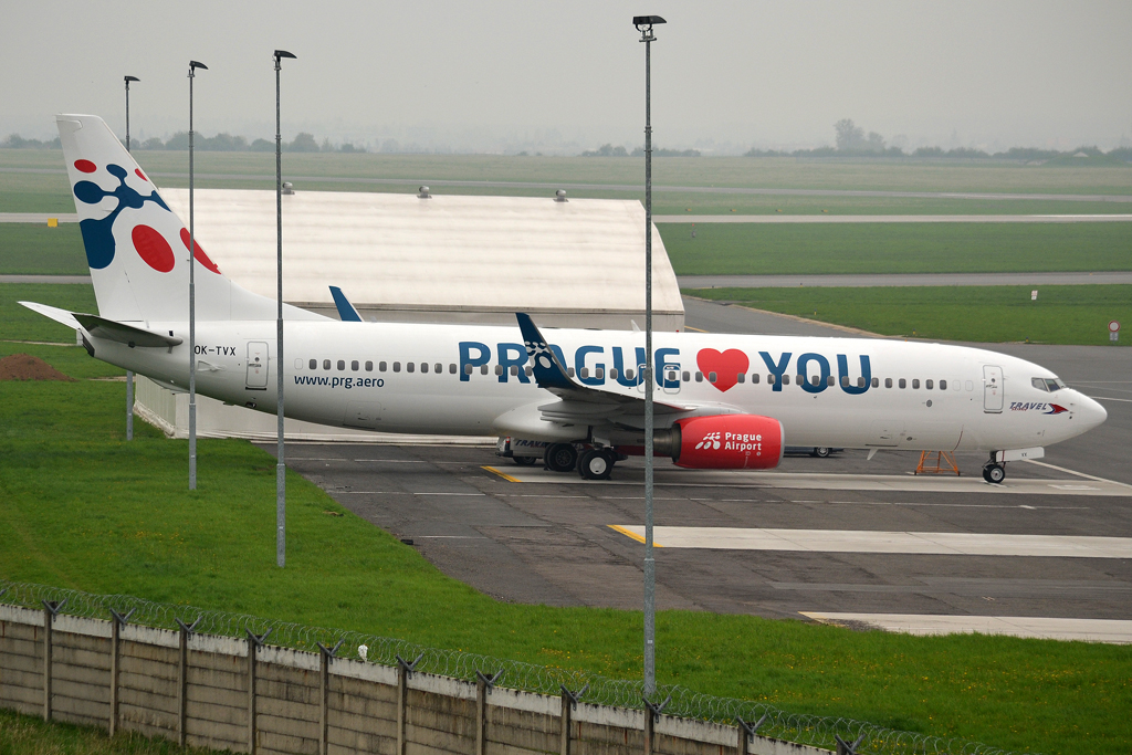 B737-8Z9 Travel Service OK-TVX Prague_Ruzyne (PRG/LKPR) May_01_2013