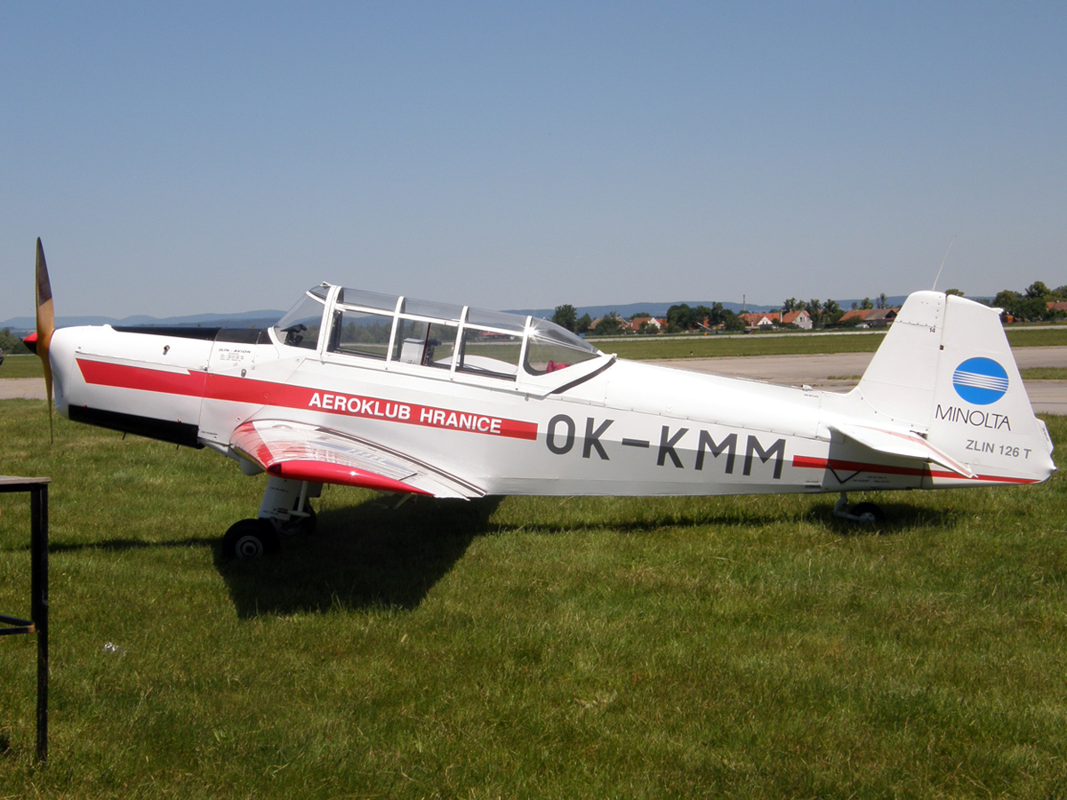 Zlin Z-126T Trener Aeroklub Hranice OK-KMM Hradec_Kralove (LKHK) June_13_2009