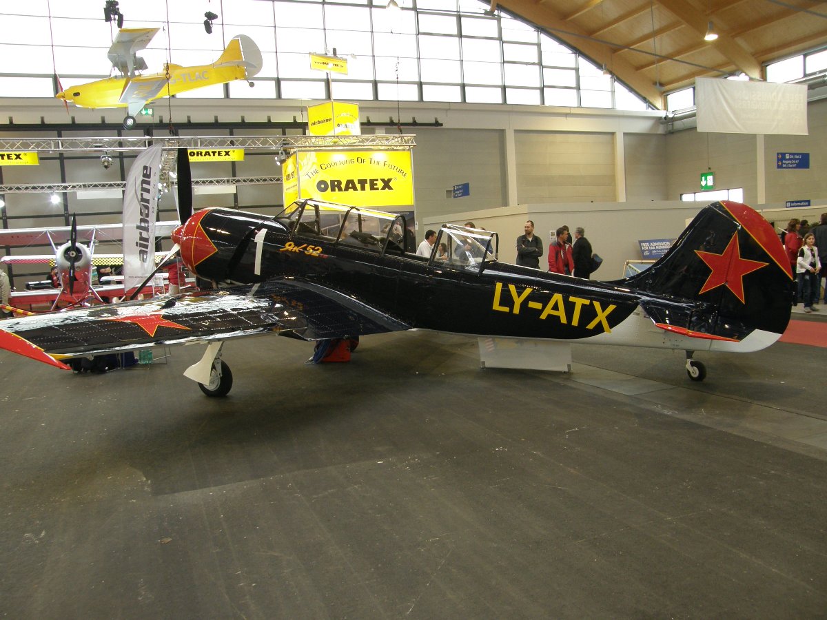 Yakovlev YAK-52TD Untitled LY-ATX Friedrichshafen_Airport April_04_2009