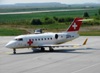 Canadair CL-600-2B16 Challenger 604 REGA Swiss Air Ambulance HB-JRC Osijek_Klisa (OSI/LDOS) July_16_2010