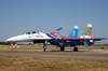 Sukhoi Su-27 Flanker B 10 BLUE Russia Air Force Kecskemet (LKHE) August_04_2013